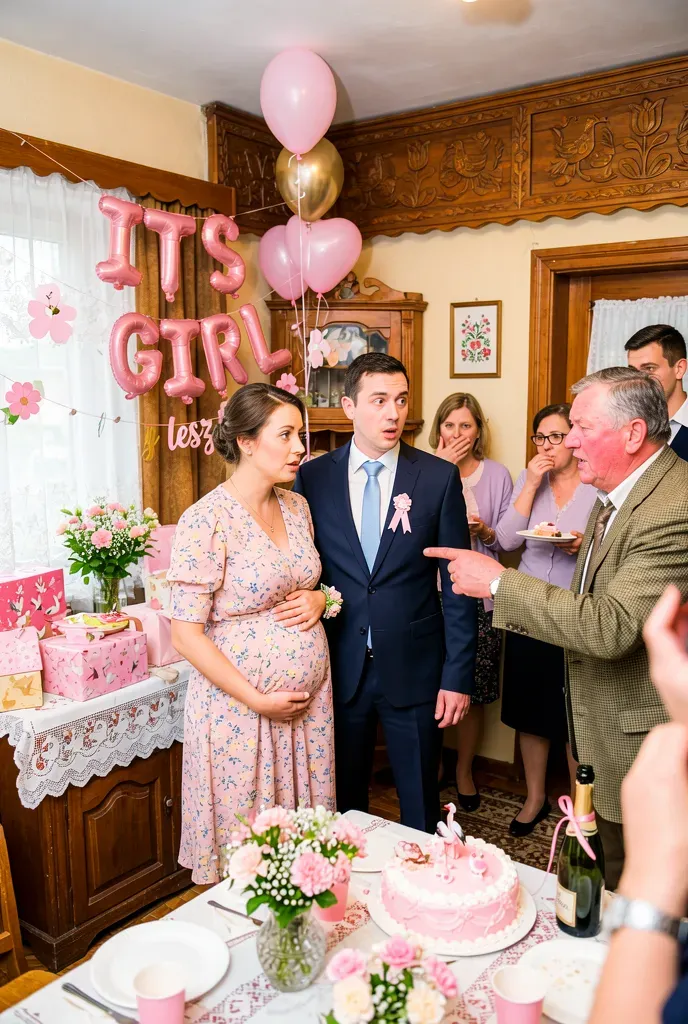 Rodzice pojawili się na baby shower